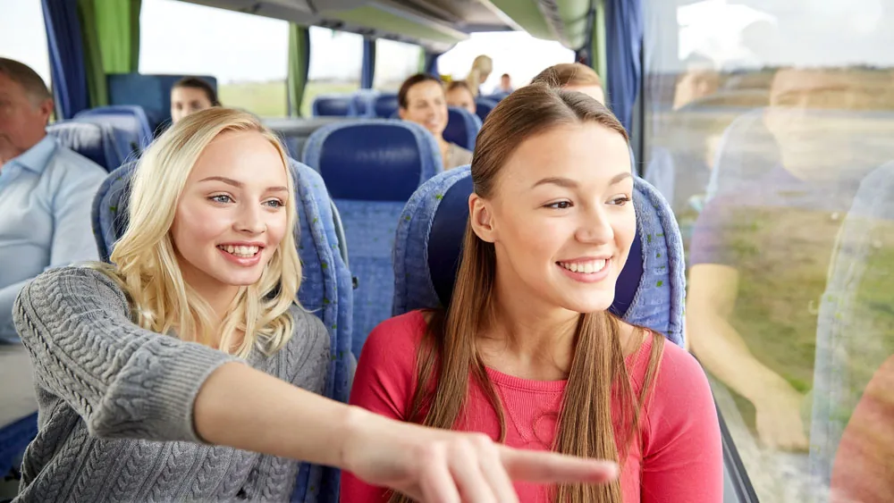 Group motor coach charter